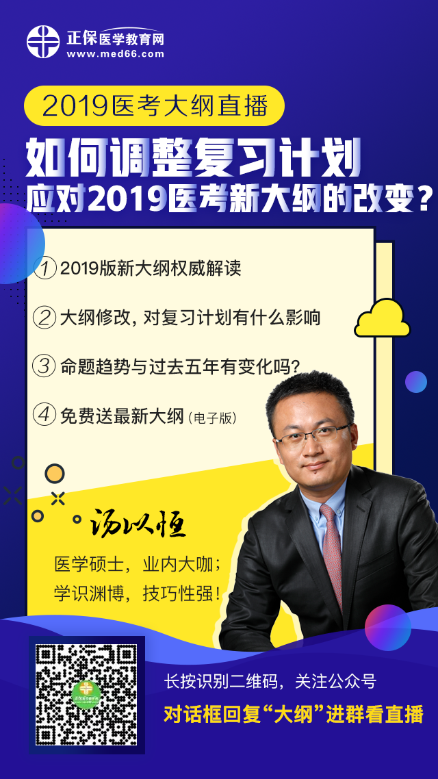 2019临床助理医师大纲