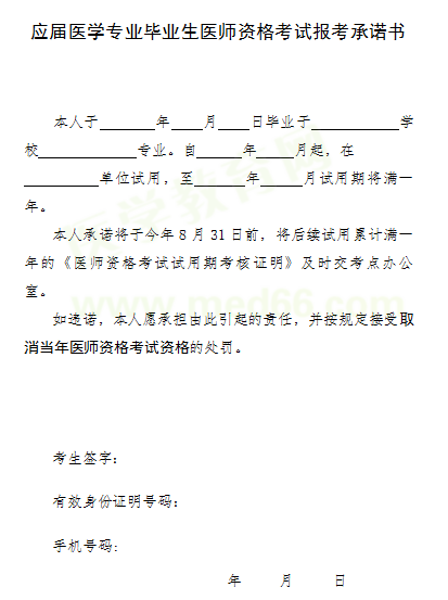 四川省2019年医师资格考试现场报名提交材料下载【word】