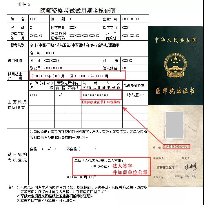 2019年吉林长春中西医助理医师研究生/本科学历报考执业医师现场报名审核所需材料